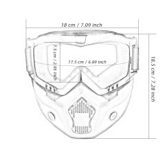 Tex 710 Jet Kask Maskesi, Jet Kask Maskesi