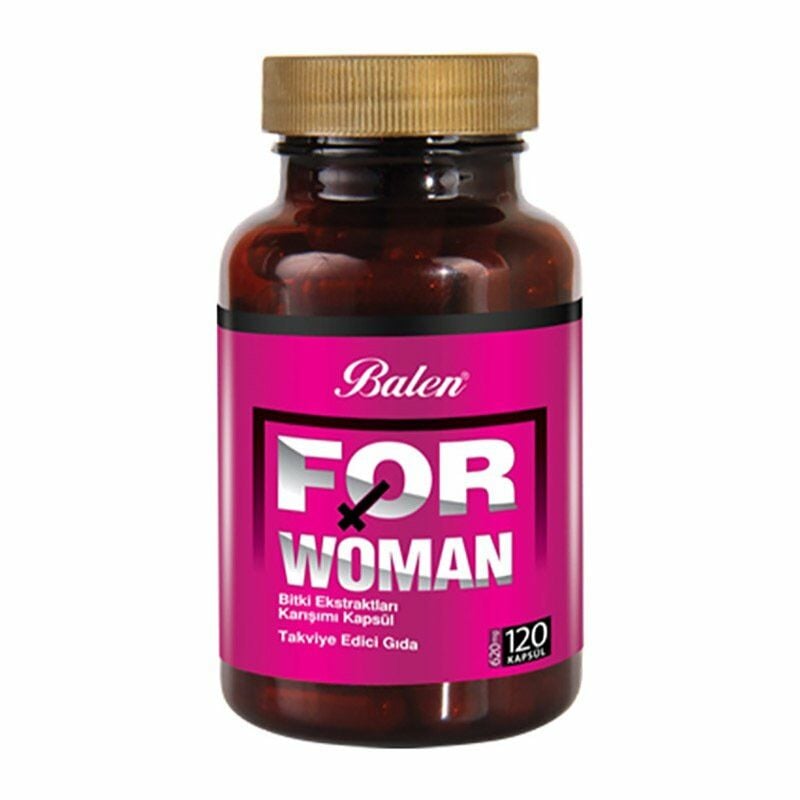 Balen Forwoman Bitki Esktraktları Karışımı Kapsül 620 Mg*120 Adet