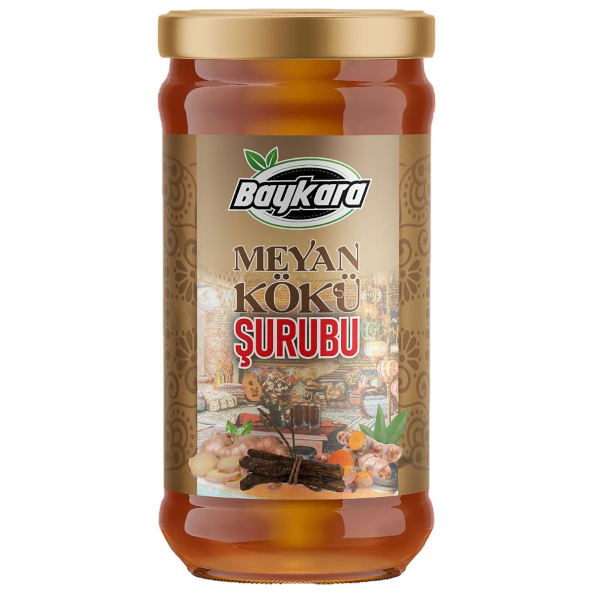 Baykara Meyan Kökü Şurubu 500 Ml