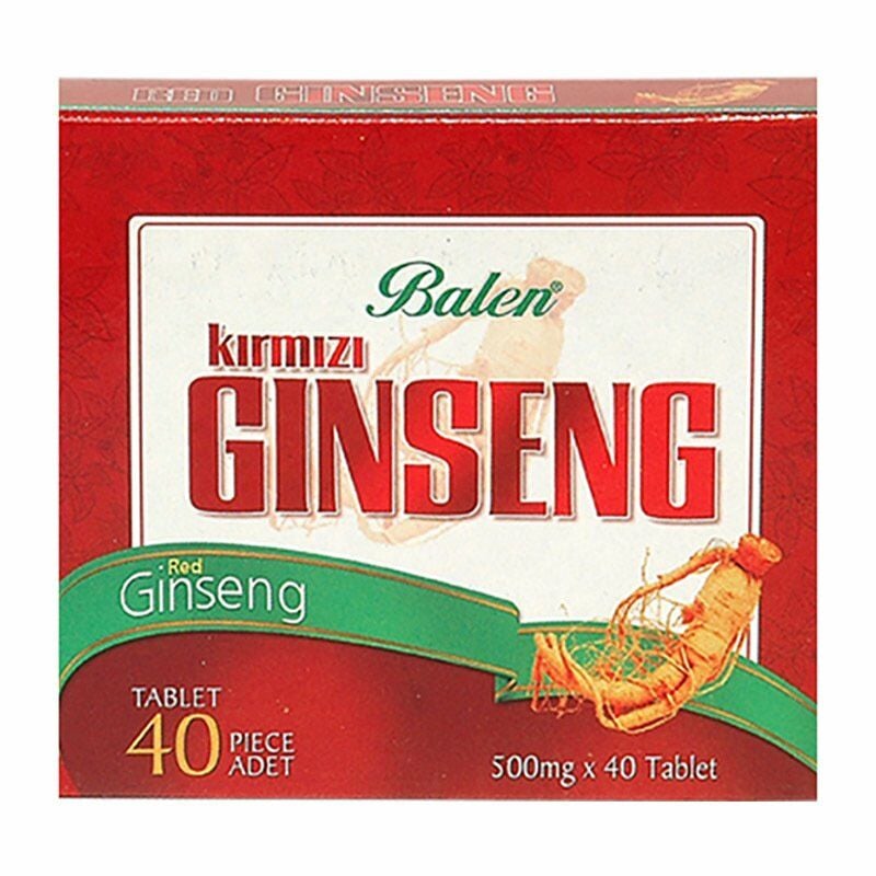 Balen Kırmızı Ginseng Tablet 500 Mg 40 Adet