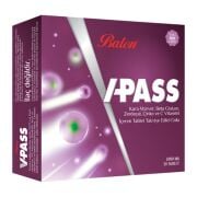 Balen VPass Kara Mürver Beta Glukan Zerdeçal Çinko ve C Vitamini 1000 Mg 30 Tablet