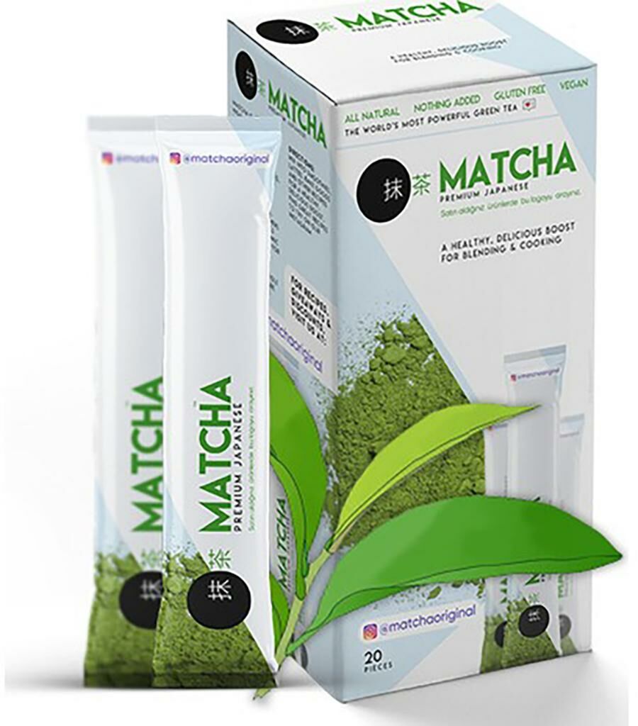 Matcha Premium Japanese Toz Maça Çayı 20 X 10 G