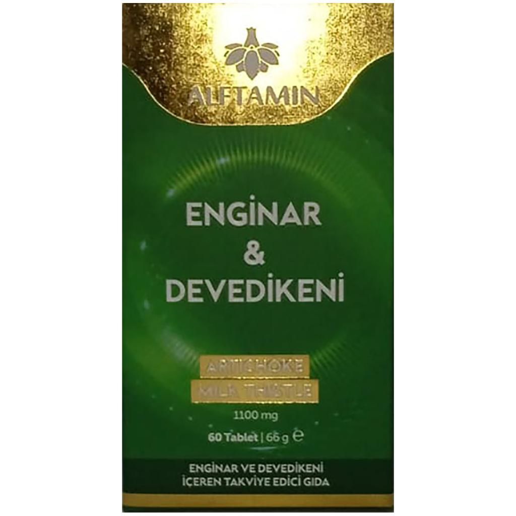 Alftamin Enginar & Devedikeni 1100 Mg 60 Tablet