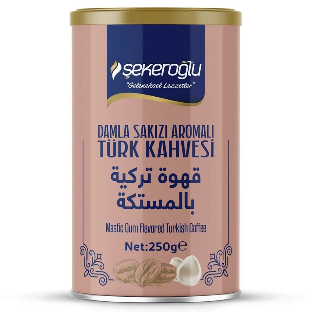 Damla Sakızlı Türk Kahvesi 250 Gr Silindir Kutu