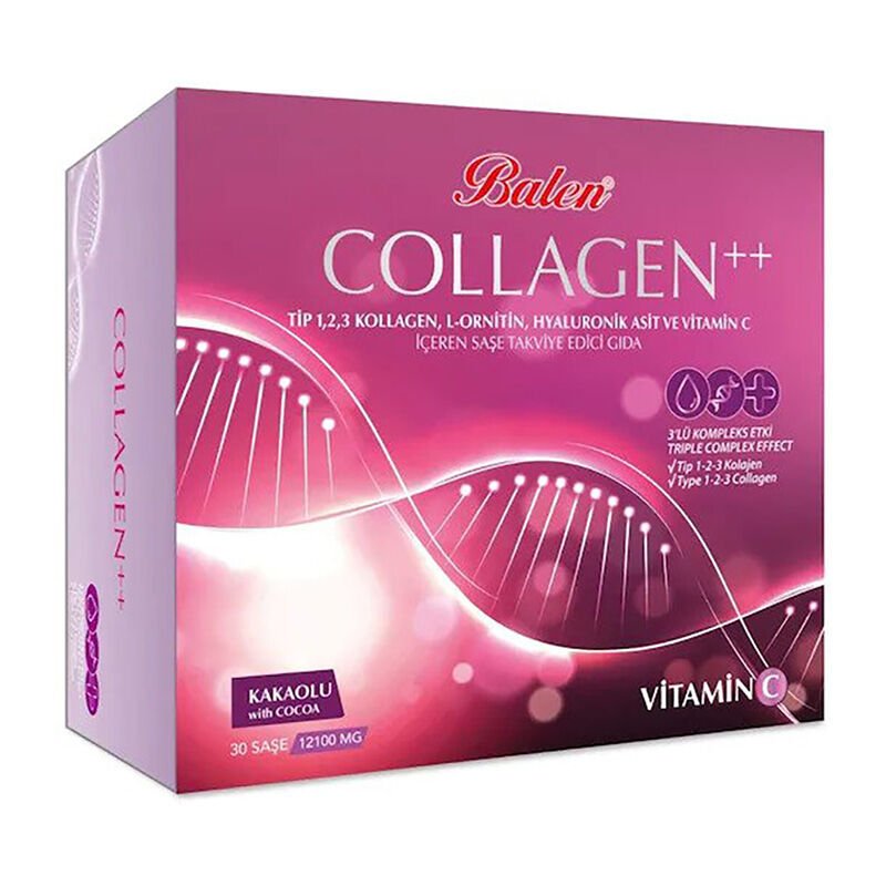 Balen Collagen Tip 1,2,3 Hyaluronik Asit 12100 Mg 30 Şase