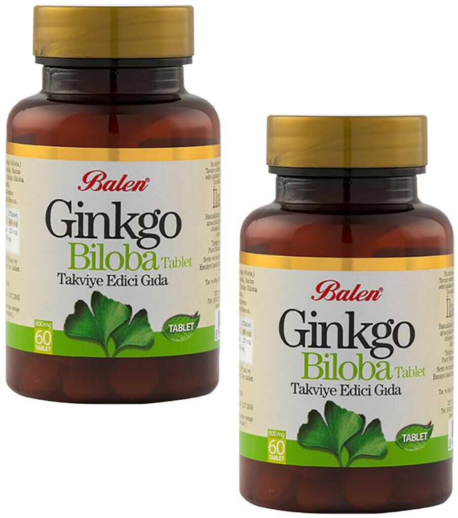 2 Kutu Balen Ginkgo Biloba Tablet 60 X 600 Mg