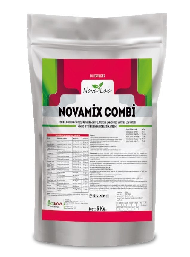 NOVAMİX COMBİ Iz Element Combi Bitki Besin Maddeleri Kompleksi 5 kg