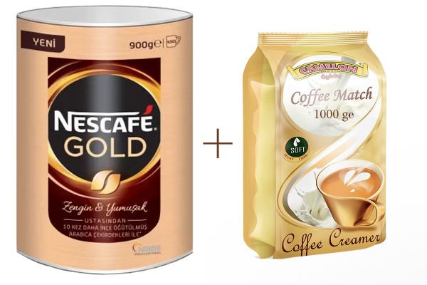 Nescafe Gold Kahve Teneke 1 x 900 G+ Camelon Kahve Kreması