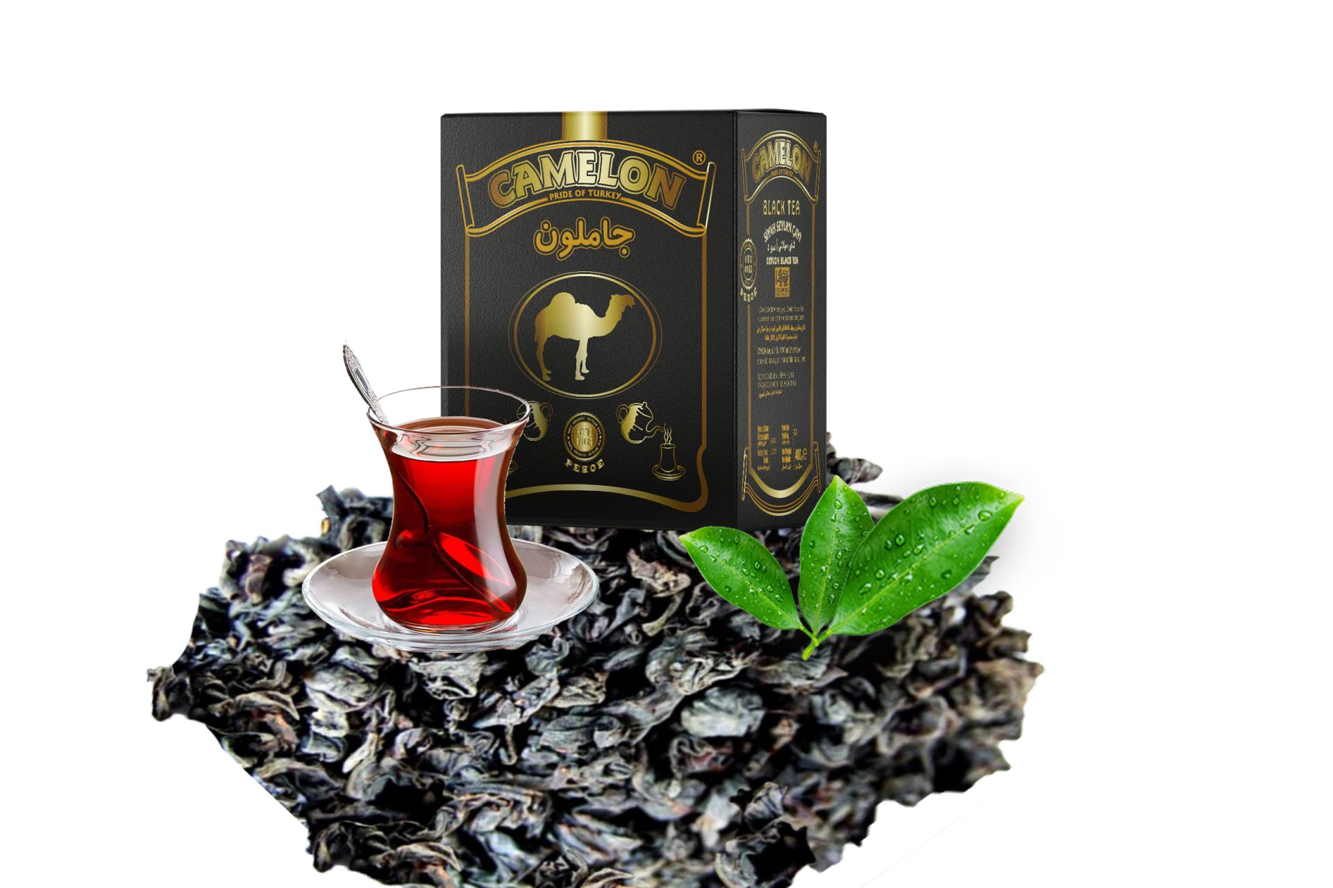 Camelon Siyah Paket 400 gr iri çay