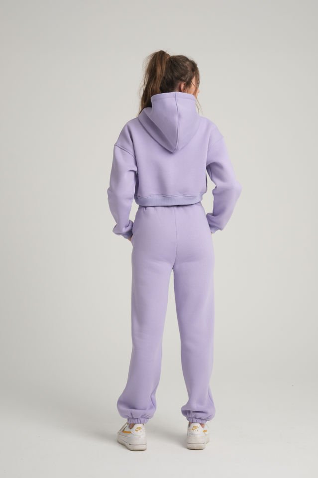 Şardonlu Lila Jogger Eşofman
