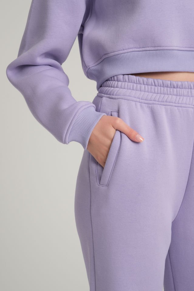 Şardonlu Lila Jogger Eşofman
