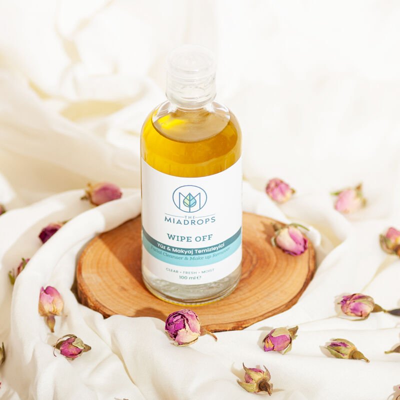WIPE OFF Doğal Yüz & Makyaj Temizleyici - 100ml -( Çift Fazlı )