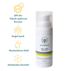 PRO SUN SPF 50+ Mineral Güneş Koruyucu Yüz Kremi-50ml