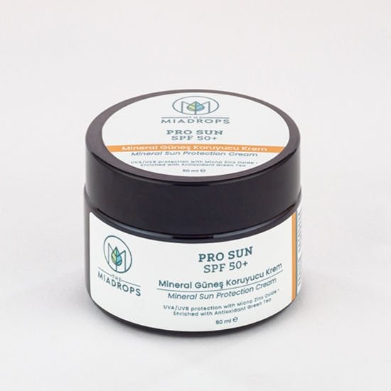 PRO SUN SPF 50+ Yağ Bazlı Mineral Güneş Koruyucu Krem (Yüz+Vücut)-50ml