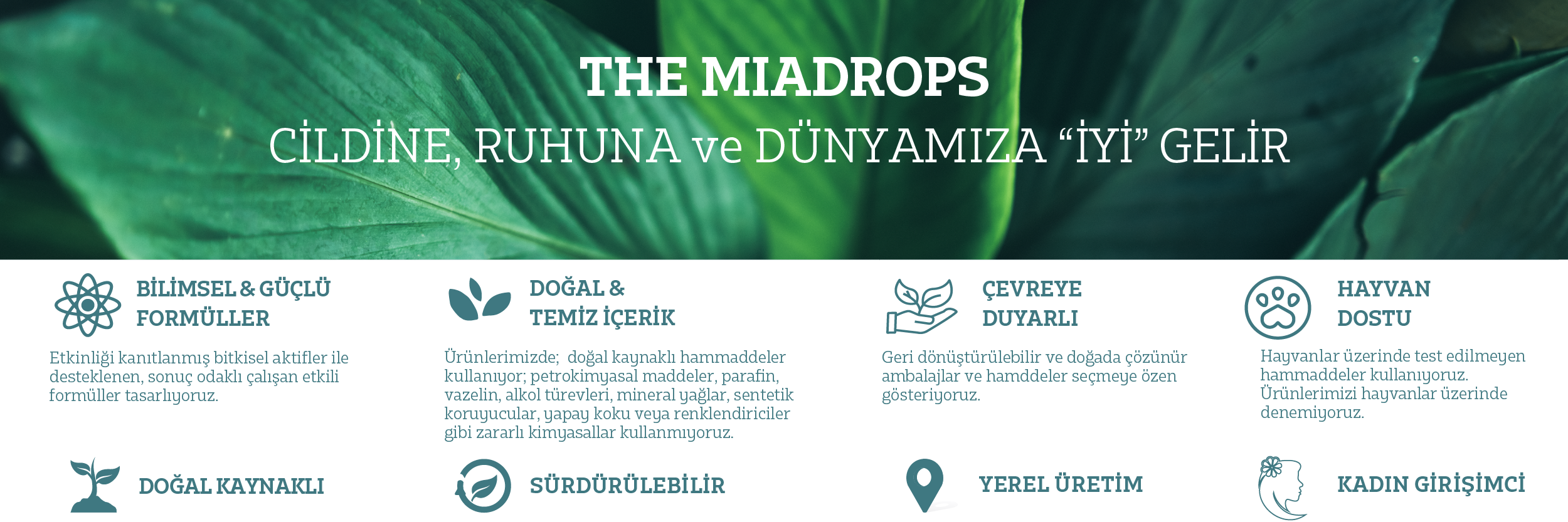 The Miadrops: Doğal, Bitkisel Kozmetik ve Cilt Bakımı