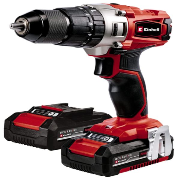 Einhell TE-CD 18/2 Li-i Kit (2x1,5 Ah), Akülü Darbeli Vidalama