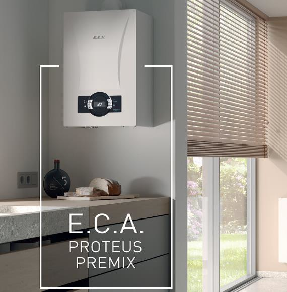 Eca Proteus Premix 24 Kw (20.000 Kcal) Tam Yoğuşmalı Kombi (BACA KİTİ DAHİL)