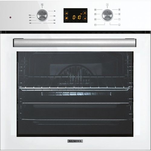 Kumtel Beyaz Cam Digital / Dokunmatik Ankastre Set - 8 Programlı (KO-40 TAHDF Ocak B66-Sf2 Ddt Fırın DA6-835 Davlumbaz)