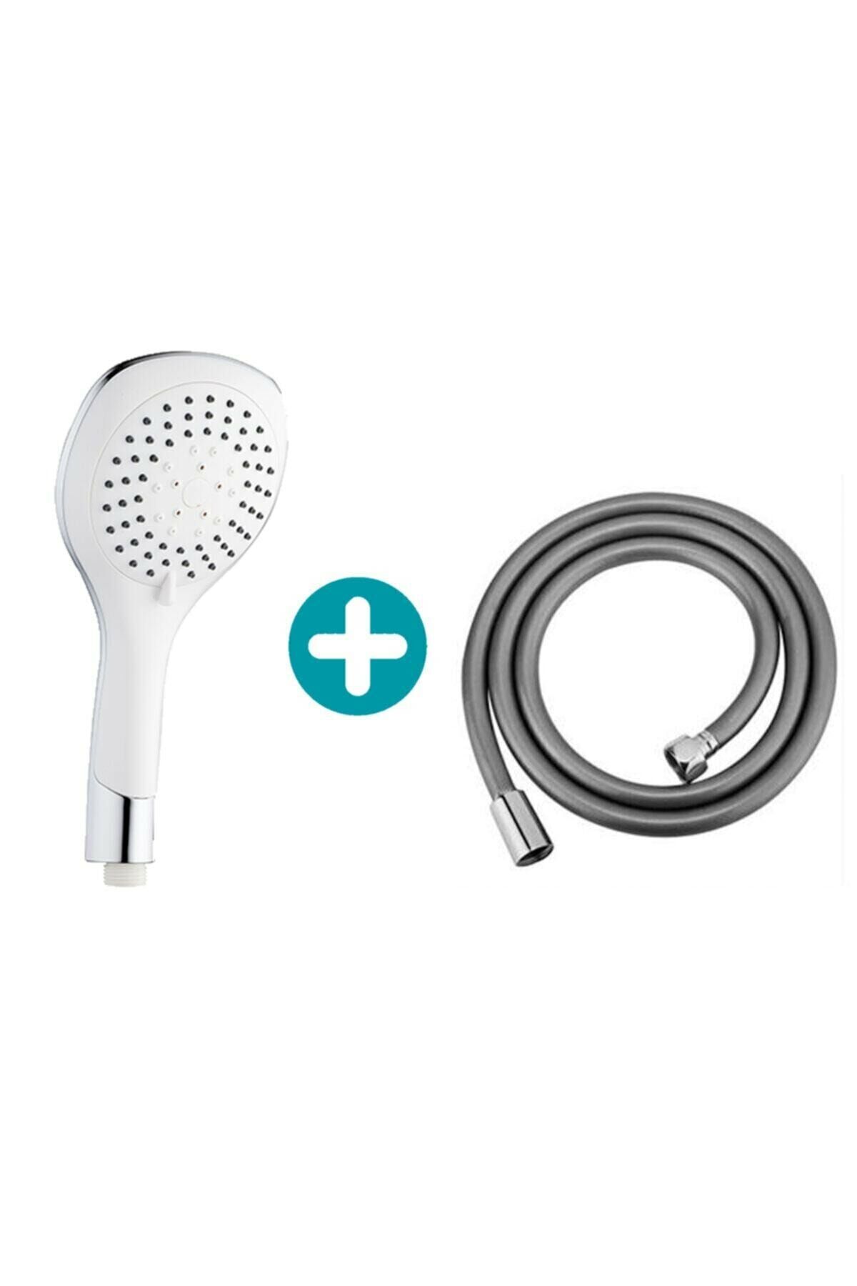 Banyo Bianco El Duş Başlığı+vera Banyo Duş Hortumu Pvc Kopmaz