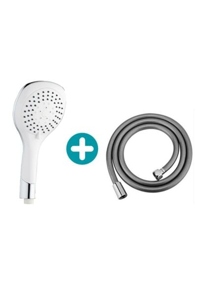 Banyo Bianco El Duş Başlığı+vera Banyo Duş Hortumu Pvc Kopmaz