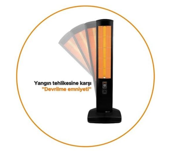 Ufo Erciyus Smart 2300 W Mobil Uyumlu Kule Tipi Isıtıcı