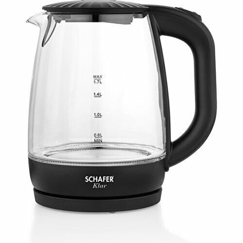 Schafer Klar Elektrikli Su Isıtıcı (Kettle)-Siyah