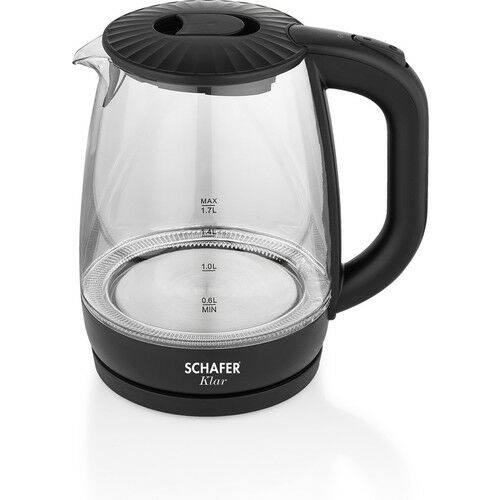 Schafer Klar Elektrikli Su Isıtıcı (Kettle)-Siyah