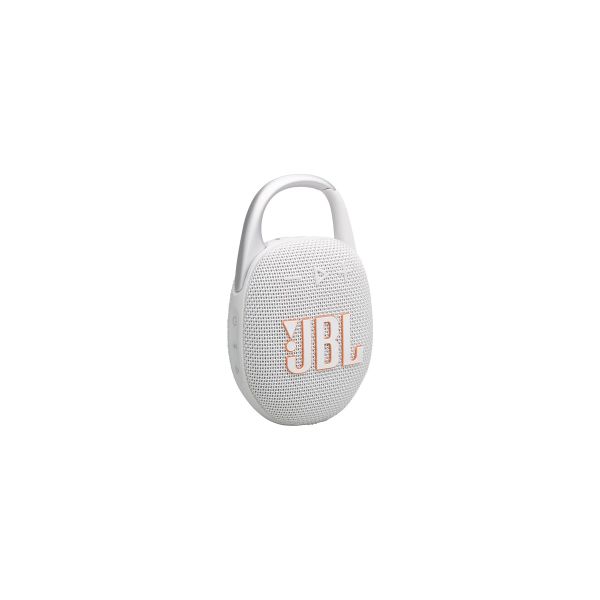 JBL Clip5, Bluetooth Hoparlör, IP67, Beyaz