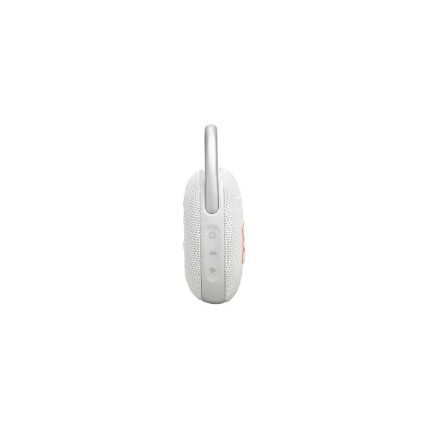 JBL Clip5, Bluetooth Hoparlör, IP67, Beyaz