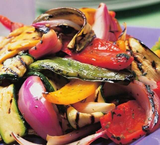 Grilled Vegetable Salad (Vegan)