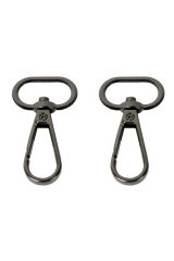 Nildenhobim Yaylı Kancalı  Makrome Anahtarlık ve Çanta Aksesuarı - Halka Çap 2 cm ( 2 ' li set  )