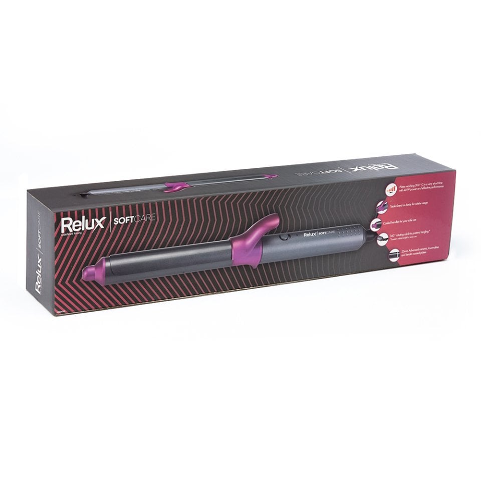 Relux RC2025 Soft Care 25 mm 200°C Keratin Korumalı Saç Maşası