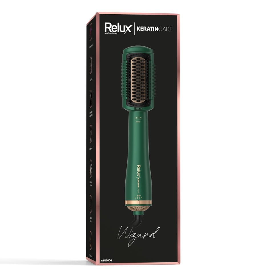 Relux AS8500G Keratin Care İyonik Üflemeli Şekillendirici Tarak