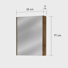 Üst Dolap Kombin - 60-70-90 cm Uyumlu - Ceviz