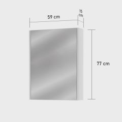 Üst Dolap Kombin - 60-70-90 cm Uyumlu - Mdf Mat Beyaz