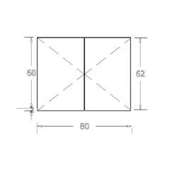 ÇOK AMAÇLI MUTFAK ÜST DOLABI 80 CM