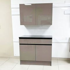 PAMİR 100 CM MDF ÇOK AMAÇLI MUTFAK DOLABI (J KULPLU)