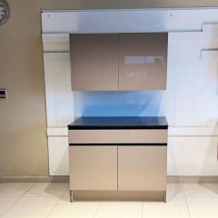 PAMİR 100 CM MDF ÇOK AMAÇLI MUTFAK DOLABI (J KULPLU)