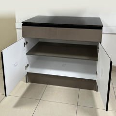 PAMİR 100 CM MDF ÇOK AMAÇLI MUTFAK ALT DOLABI (J KULPLU)