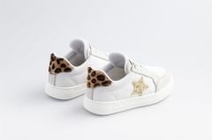 Merli&Rose Star Sneaker | Gold - Leopar