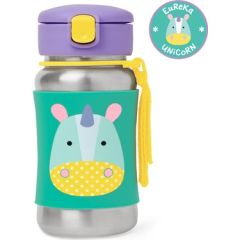 Skip Hop Zoo Paslanmaz Çelik Pipetli Suluk Unicorn