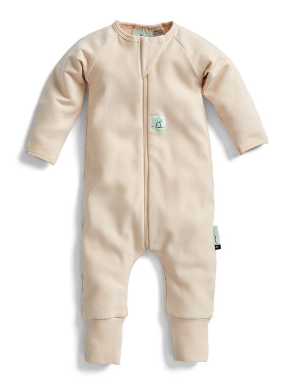 Ergopouch 1.0 TOG Organik Pamuklu Patikli Pijama Tulum | Vanilla
