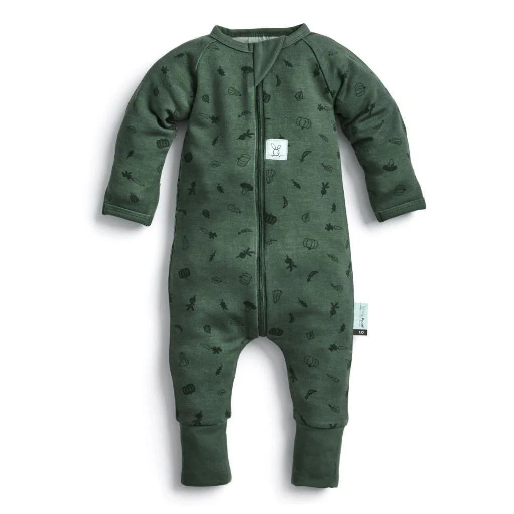 ErgoPouch 1.0 Tog Organik Pamuklu Pijama Tulum - Veggie Patch
