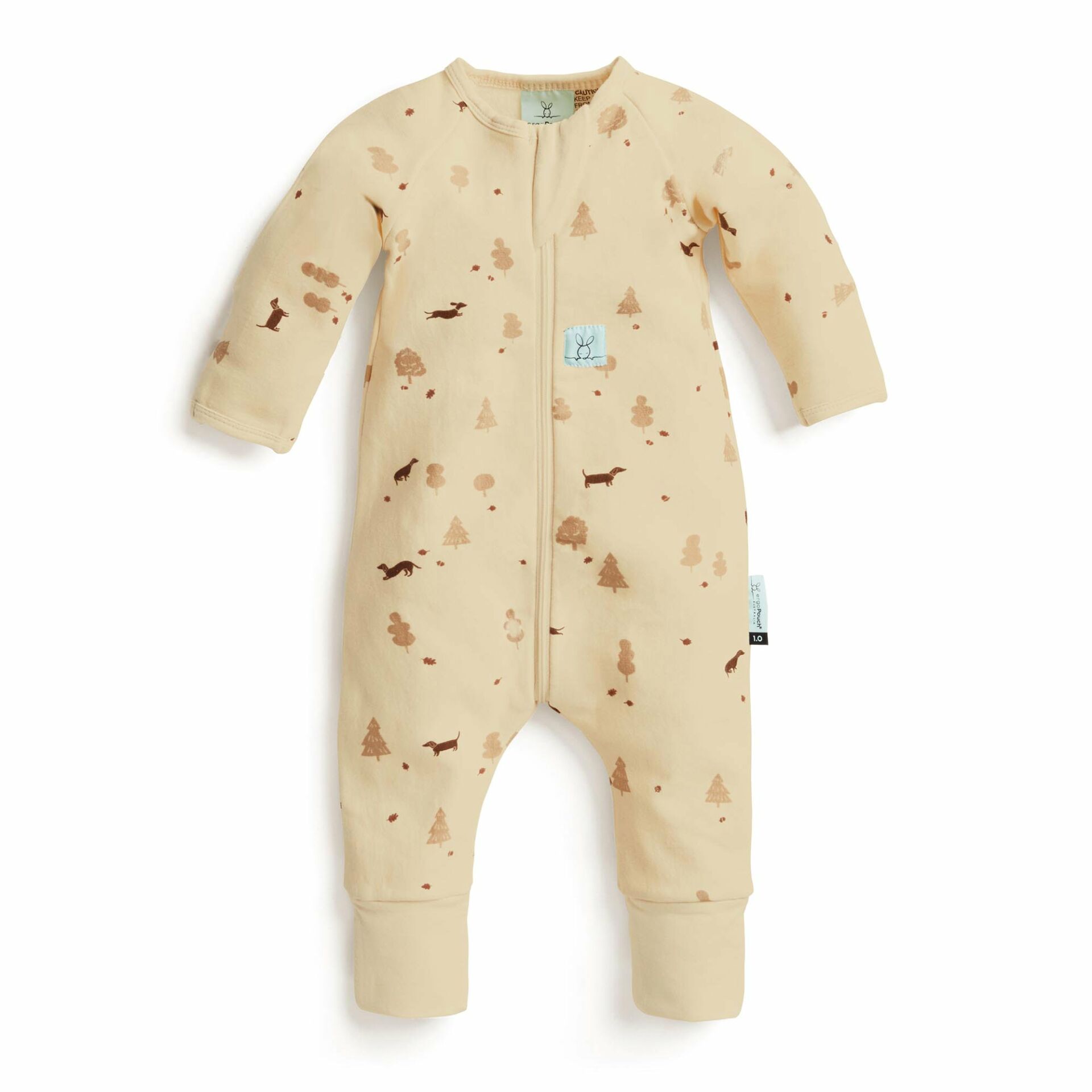 Ergopouch 1.0 TOG Organik Pamuklu Patikli Pijama Tulum | Doggos