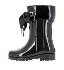 Igor W10114-002 Campera Charol Siyah Çocuk Yağmur Çizmesi
