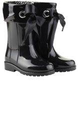 Igor W10114-002 Campera Charol Siyah Çocuk Yağmur Çizmesi