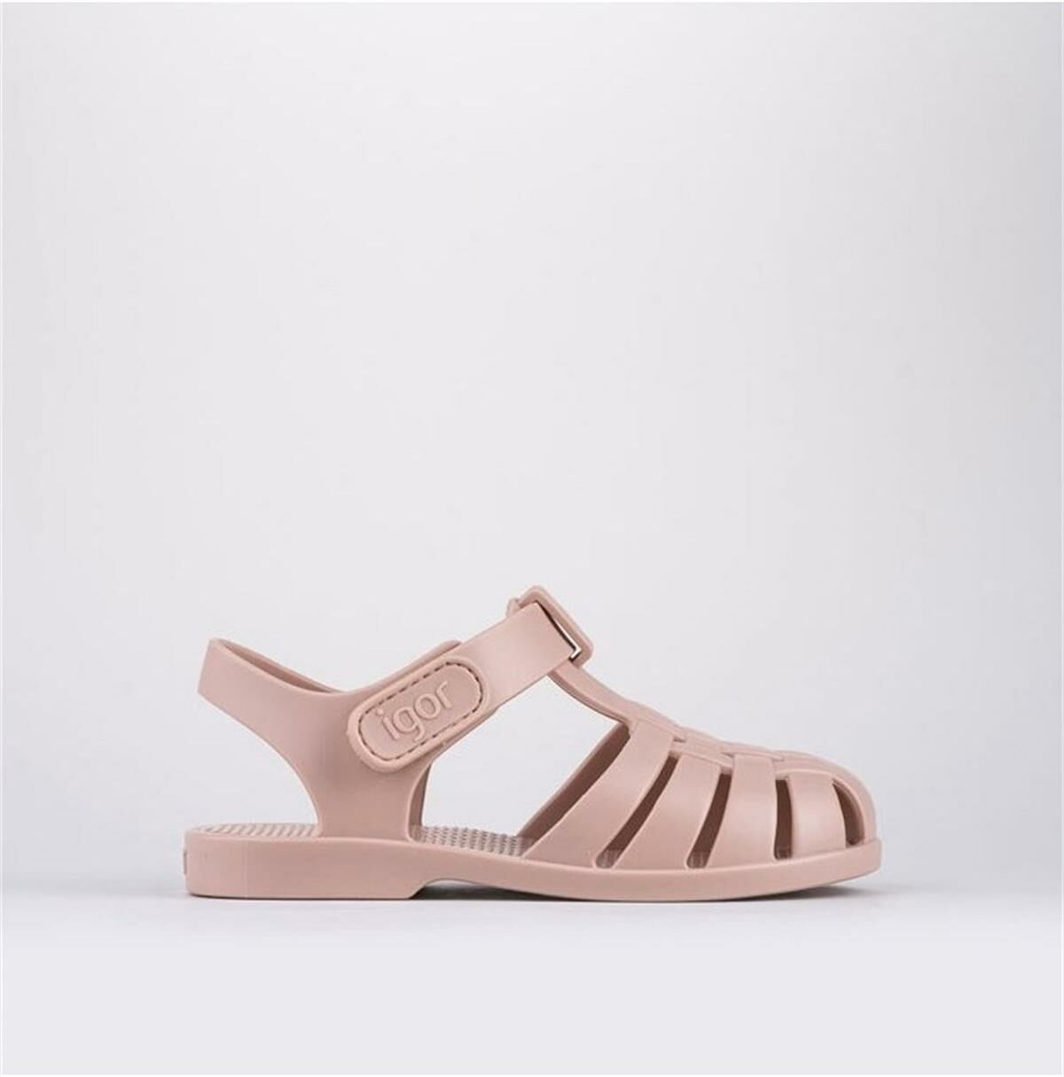 IGOR S10288 Clasica Velcro Çocuk Sandalet Pudra