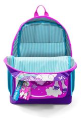 Coral High Kids Mor Pembe Unicorn Desenli Dört Bölmeli Okul Sırt Çantası 23708