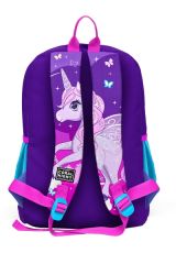 Coral High Kids Mor Pembe Unicorn Desenli Dört Bölmeli Okul Sırt Çantası 23708