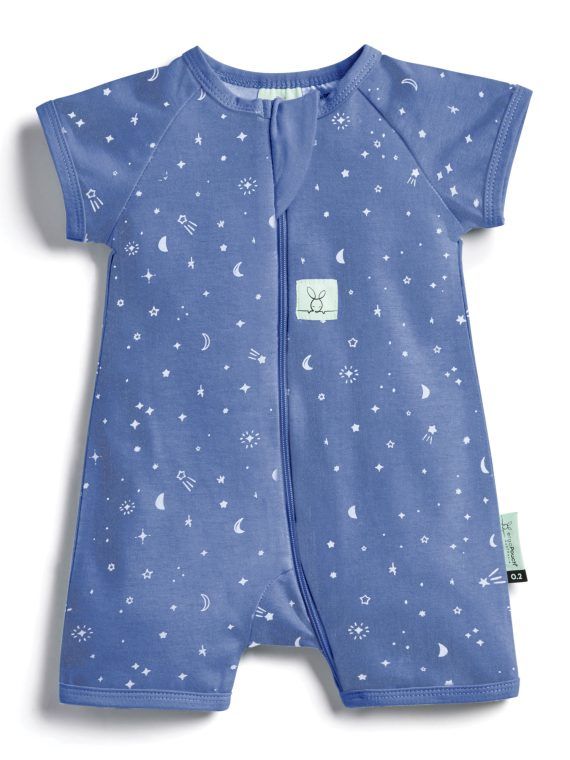 Ergopouch 0.2 TOG Organik Pamuklu Kısa Tulum - Night Sky